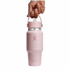 Rückansicht von Hydro Flask 24 OZ WIDE FLEX STRAW TRAVEL Isolierflasche trillium