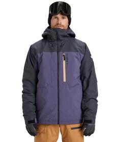 Rückansicht von Quiksilver DAWSON Skijacke Herren graystone