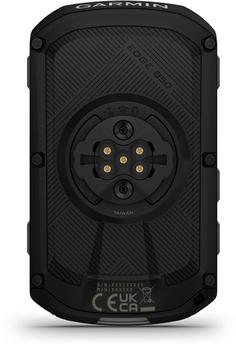 Rückansicht von Garmin Edge 850 GPS Fahrradcomputer schwarz