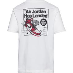 Rückansicht von Nike AIR JORDAN HAS LANDED T-Shirt Kinder white