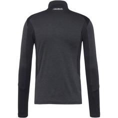 Rückansicht von Reusch Langarmshirt Herren black melange