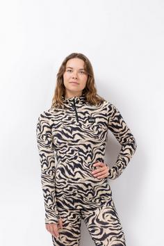 Rückansicht von Eivy Journey Langarmshirt Damen animal swirl