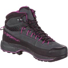 Rückansicht von La Sportiva GTX TX4 Evo Mid Zustiegsschuhe Damen carbon-springtime