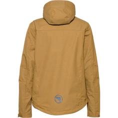 Rückansicht von Endura Hummvee Regenjacke Herren bronze