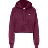 ICANIWILL Everyday Cropped Sweatjacke Damen - dark mahogany