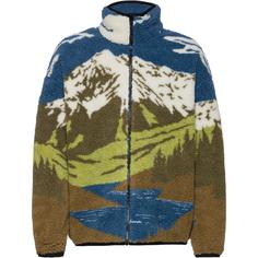 Picture HAFDALS Fleecejacke Herren cloudy landscape