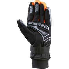 Rückansicht von Ziener GORE-TEX 18-bike 199 GTX Fahrradhandschuhe poison orange