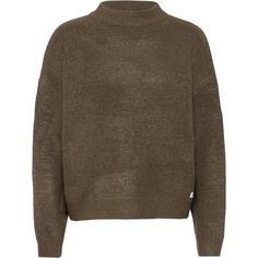 Kleinigkeit Wollma Hayek Rundhalspullover Damen brown