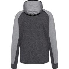 Rückansicht von Arena Kapuzenjacke Herren dark grey melange