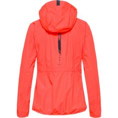 Rückansicht von ABC Laufjacke Damen fiery coral