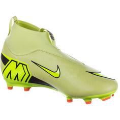 Rückansicht von Nike JR ZOOM SUPERFLY 10 ACAD FGMG Fußballschuhe Kinder limelight-volt-hyper crimson