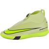 Nike JR ZOOM SUPERFLY 10 ACADEMY IC Fu&szlig;ballschuhe Kinder - limelight-volt-hyper crimson