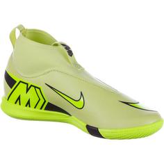 Rückansicht von Nike JR ZOOM SUPERFLY 10 ACADEMY IC Fußballschuhe Kinder limelight-volt-hyper crimson