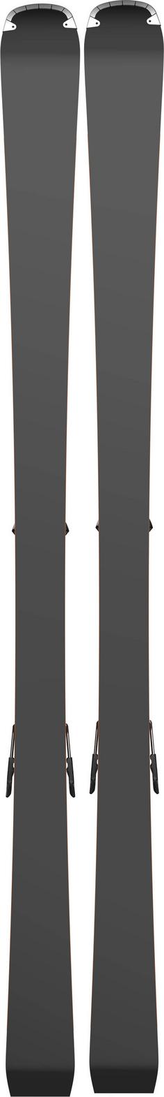 Rückansicht von ATOMIC REDSTER Q TI + M 10 GW Carving Ski Herren grey black orange