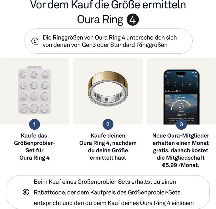 Oura Oura Ring 4 Sportuhr - brushed silver - 0 | SportScheck