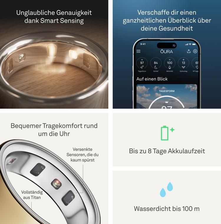 Oura Oura Ring 4 Sportuhr - stealth - 2 | SportScheck