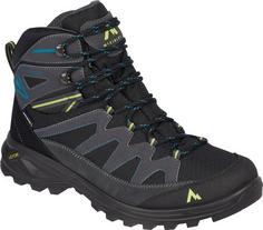 McKinley Vulcanus MID AQX Wanderschuhe Herren anthracite-blue petrol-green l