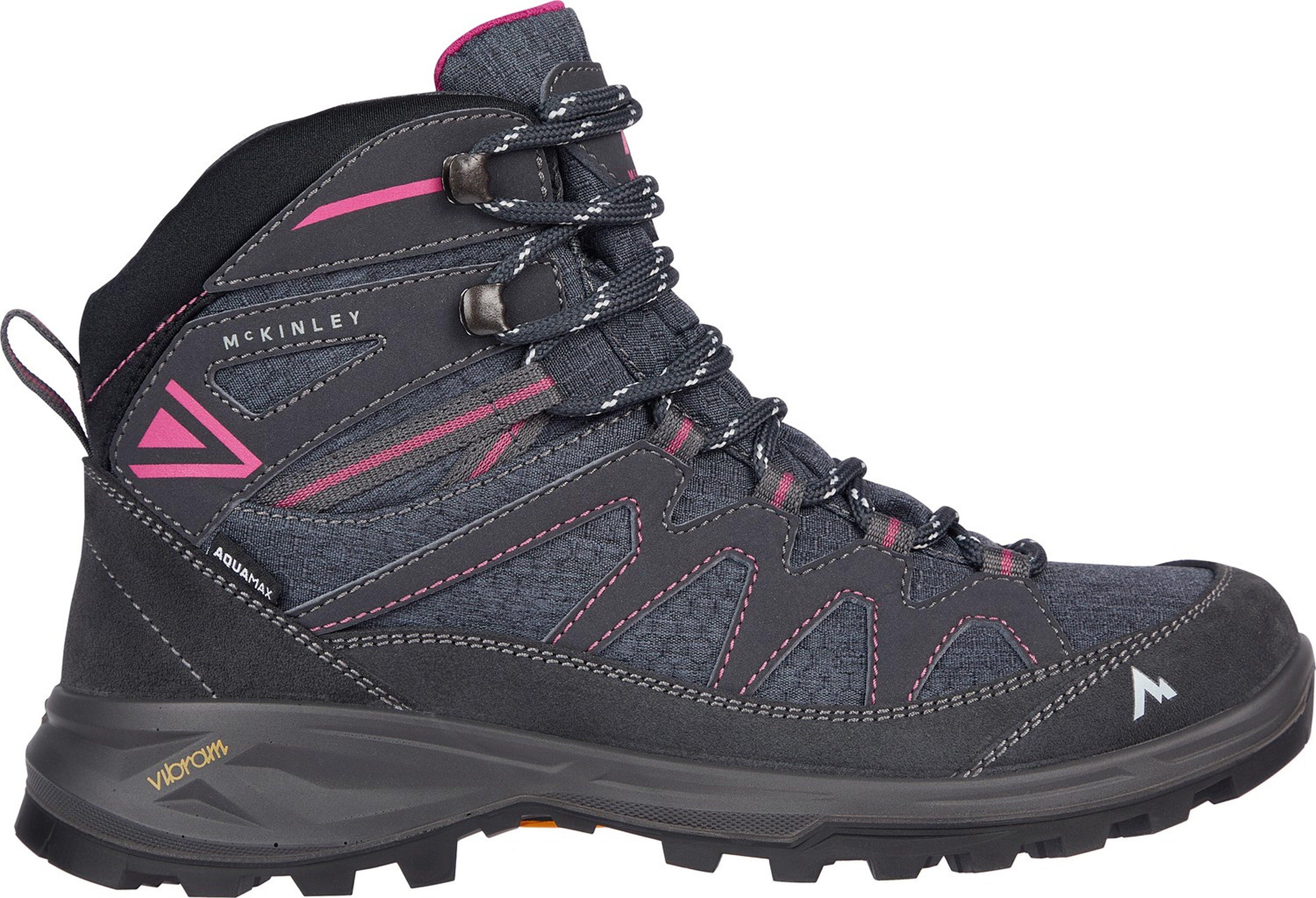 McKinley Vulcanus MID AQX Wanderschuhe Damen - anthracite-red