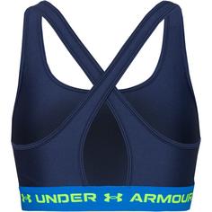Rückansicht von Under Armour Crossback Sport-BH Damen blue