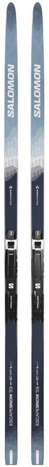 Salomon ESCAPE SNOW 59 GRIP (and Prolink Auto) Langlaufski Klassik - coppen blue