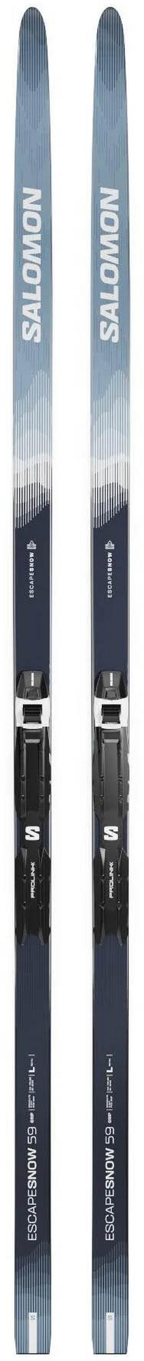 Salomon ESCAPE SNOW 59 GRIP (and Prolink Auto) Langlaufski Klassik