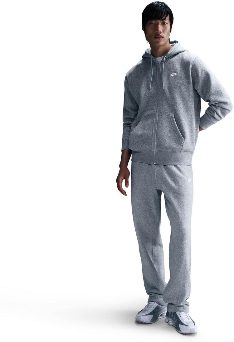 Nike Nike Club Sweatjacke Herren - dk grey heather-lt smoke grey-white - 0 | SportScheck
