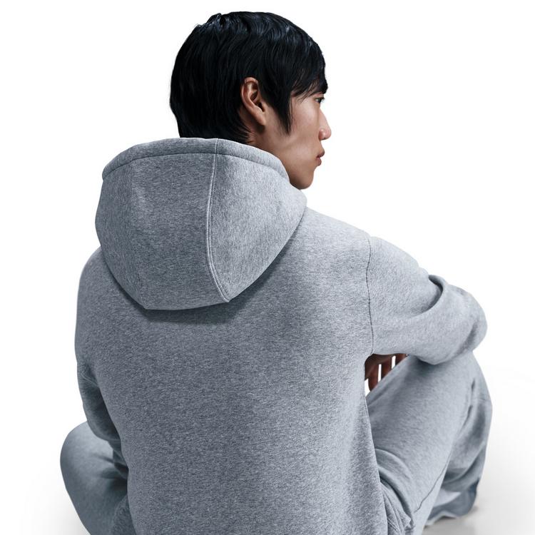 Nike Nike Club Sweatjacke Herren - dk grey heather-lt smoke grey-white - 3 | SportScheck