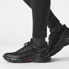 Rückansicht von Salomon GTX ALPHACROSS 5 Multifunktionsschuhe Damen black-black-ebony