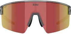 Rückansicht von Bliz P004 Sportbrille transparent dark grey
