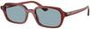 RAY-BAN Zuri Brille - rosty brown-blue