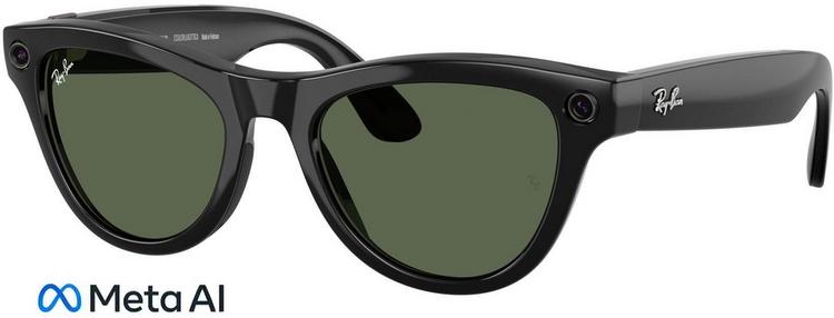 RAY-BAN RAY-BAN META Skyler Brille - shiny black - 0 | SportScheck