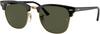 RAY-BAN Clubmaster Brille - black on arista-green