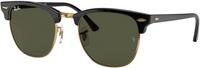 RAY-BAN Clubmaster Brille - black on arista-green