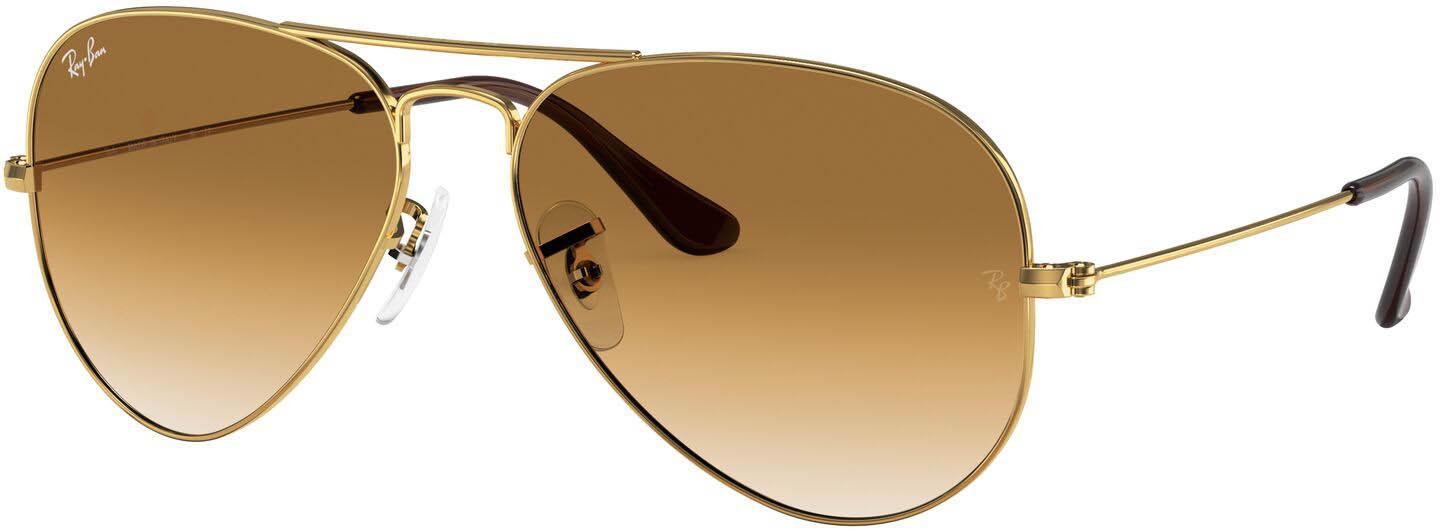 RAY-BAN Aviator Brille - arista-clear gradient brown