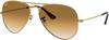 RAY-BAN Aviator Brille - arista-clear gradient brown