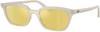 RAY-BAN Zaya Brille - cloudy warm white-yellow mirror flash gold