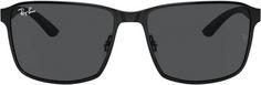 Rückansicht von RAY-BAN Sonnenbrille matte black on black