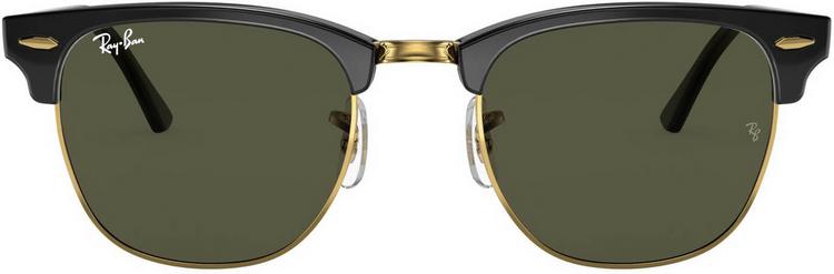 RAY-BAN RAY-BAN Clubmaster Brille - black on arista-green - 0 | SportScheck