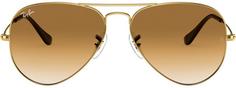Rückansicht von RAY-BAN Aviator Sonnenbrille arista-clear gradient brown