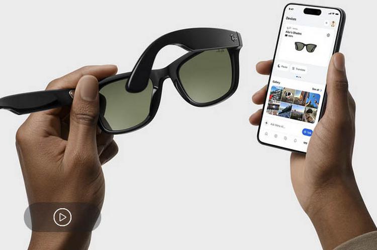 RAY-BAN RAY-BAN META Wayfarer Brille - shiny black - 2 | SportScheck