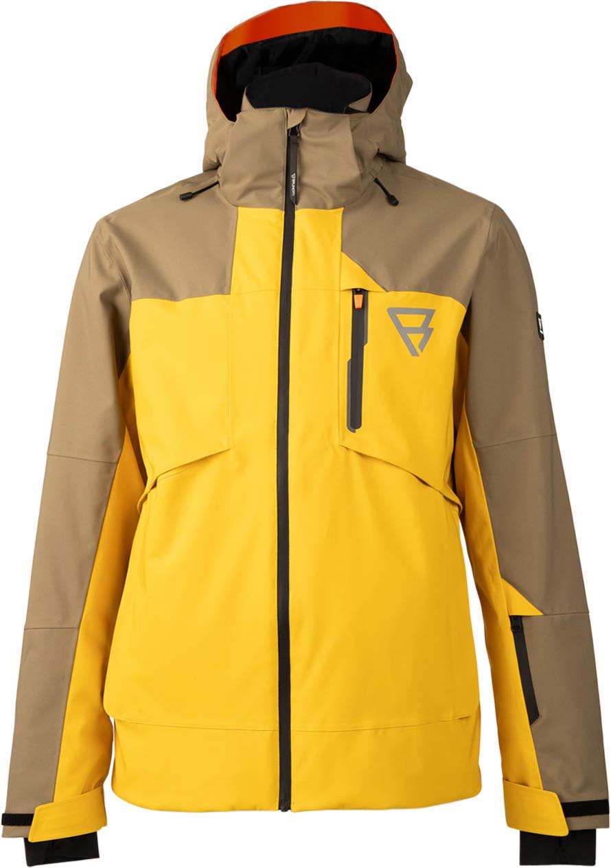 Brunotti Kanisher Skijacke Herren - lemon curry