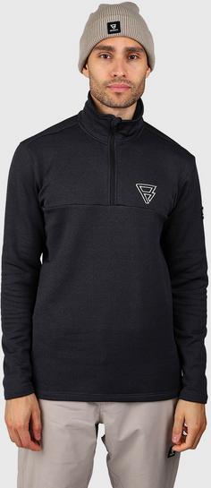 Rückansicht von Brunotti Daronst Fleeceshirt Herren black