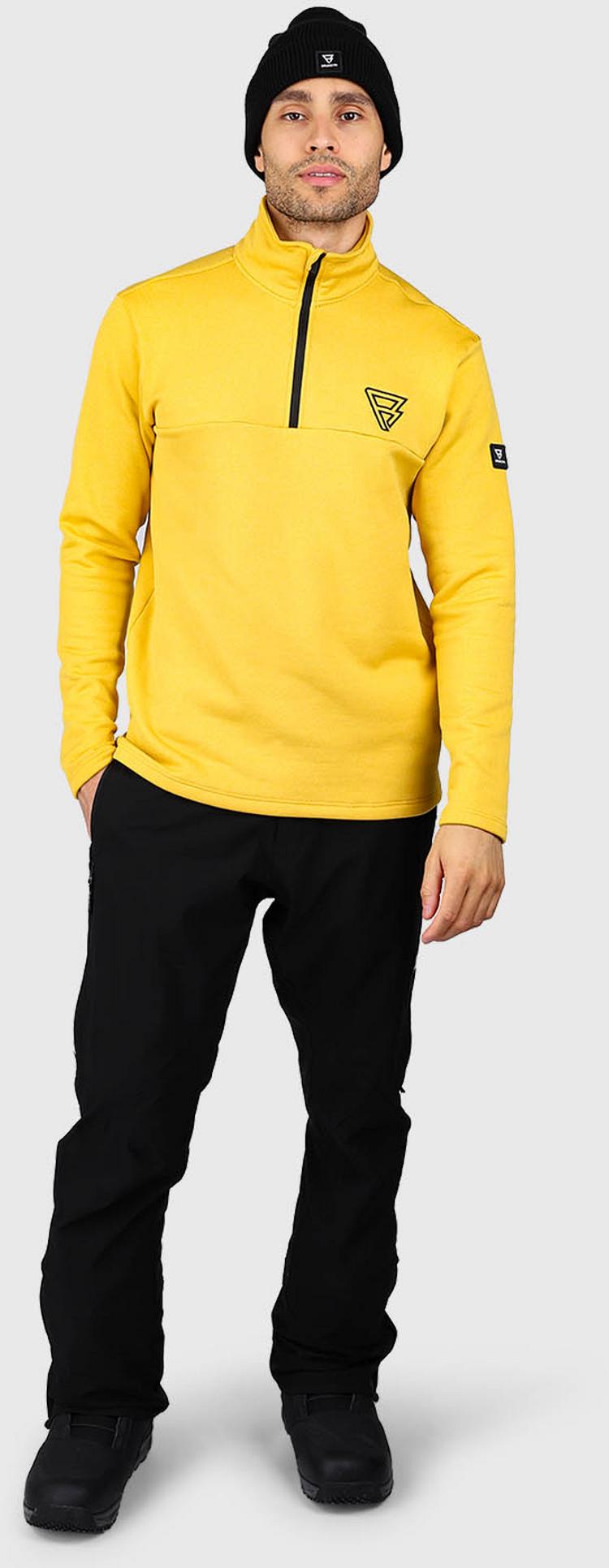 Brunotti Brunotti Daronst Fleeceshirt Herren - lemon curry - 3 | SportScheck