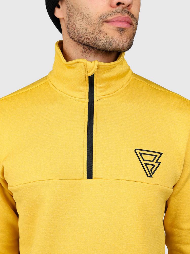 Brunotti Brunotti Daronst Fleeceshirt Herren - lemon curry - 4 | SportScheck