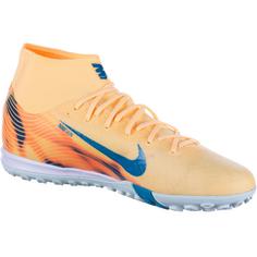Rückansicht von Nike ZM SUPERFLY 10 ACADEMY KM TF Fußballschuhe Herren melon tint-neo turq-igloo