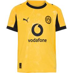PUMA Borussia Dortmung 25-26 Cup Fußballtrikot Kinder yellow sizzle-puma black