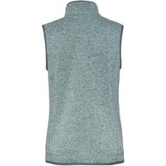 Rückansicht von McKinley Skeena Fleeceweste Damen melange-green dark