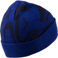 Rückansicht von HOKA WINTER Laufmütze midnight blue