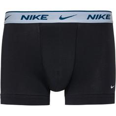 Rückansicht von Nike EVERYDAY COTTON STRETCH Boxershorts Herren black light blue-dty cts-black wb