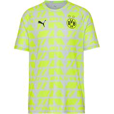 PUMA Borussia Dortmund Fanshirt Herren silver mist-yellow alert